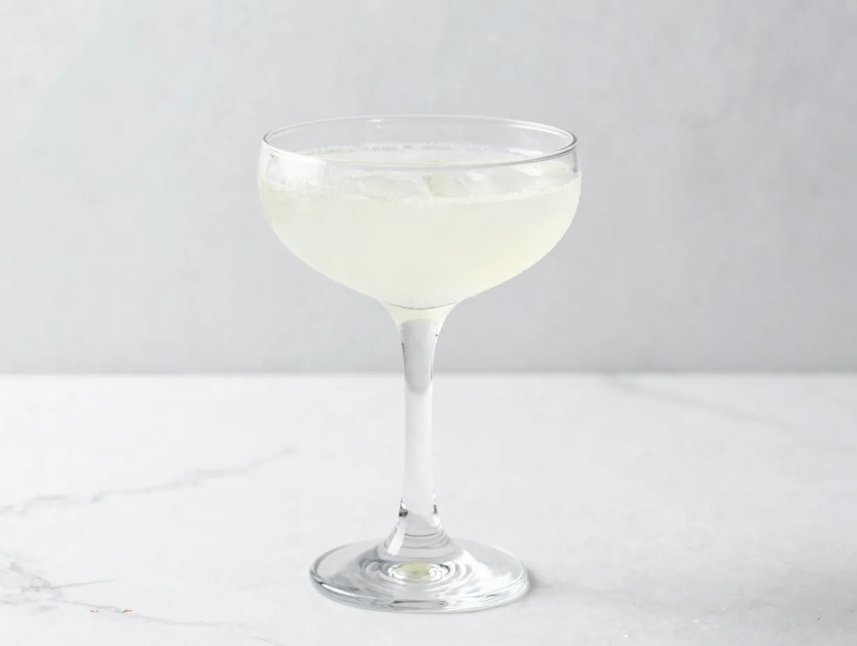 Shaken daiquiri in chilled coupe glass