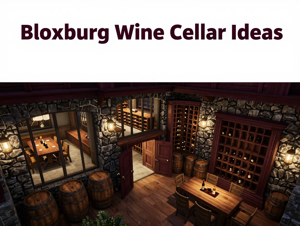 Aerial view multi room basement wine cellar rustic modern complex