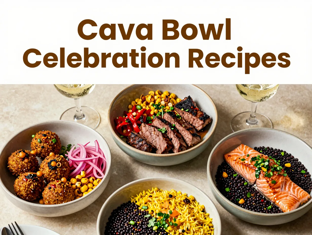 Sparkling cava bowls harissa falafel salmon saffron rice wine glasses