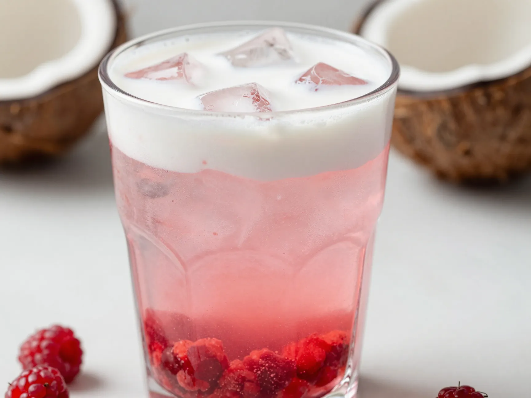 Berry dirty sprite bright fruity coconut cream