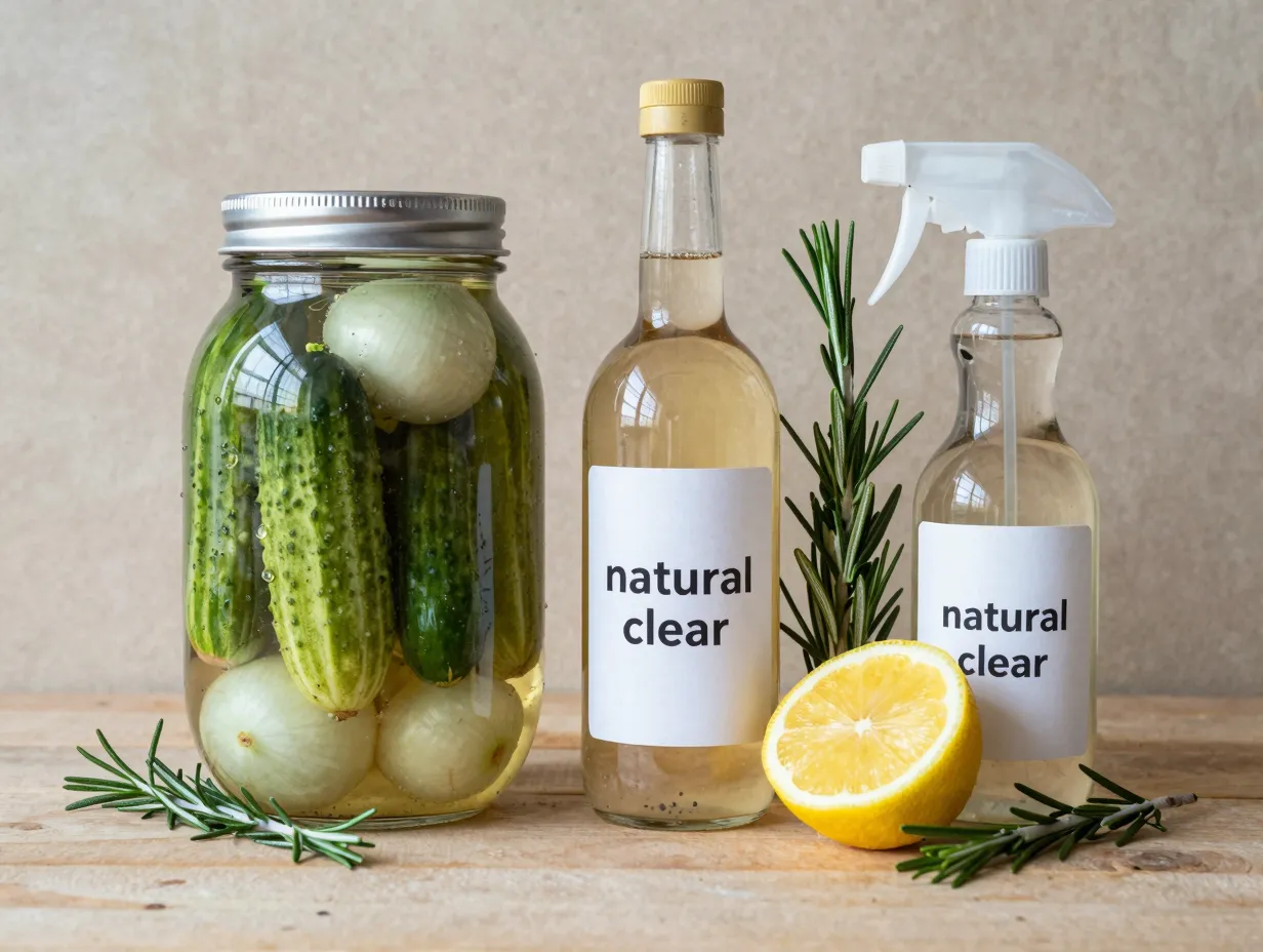 Antimicrobial properties apple cider vinegar food preservation and cleaning