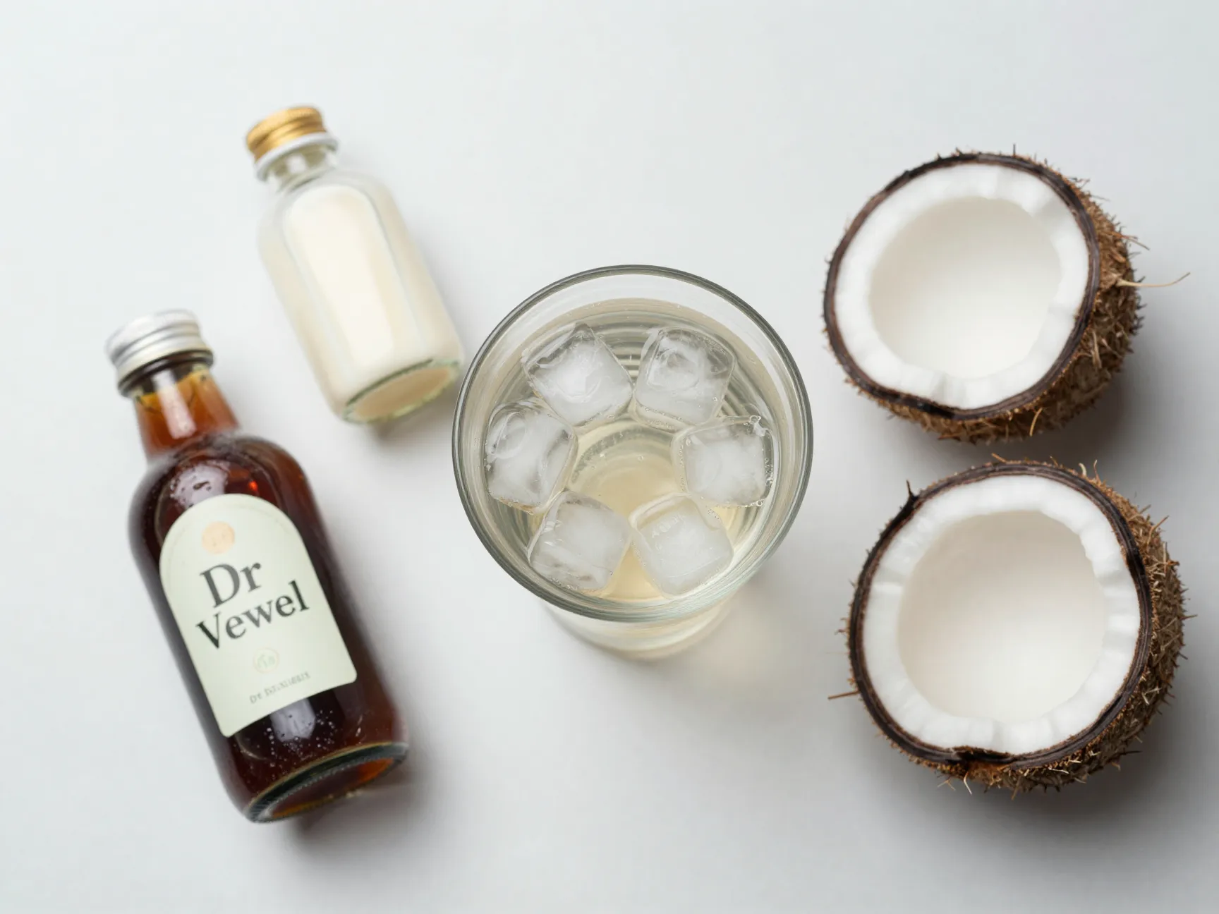 Vanilla coconut dr pepper clean tropical syrup blend no dairy
