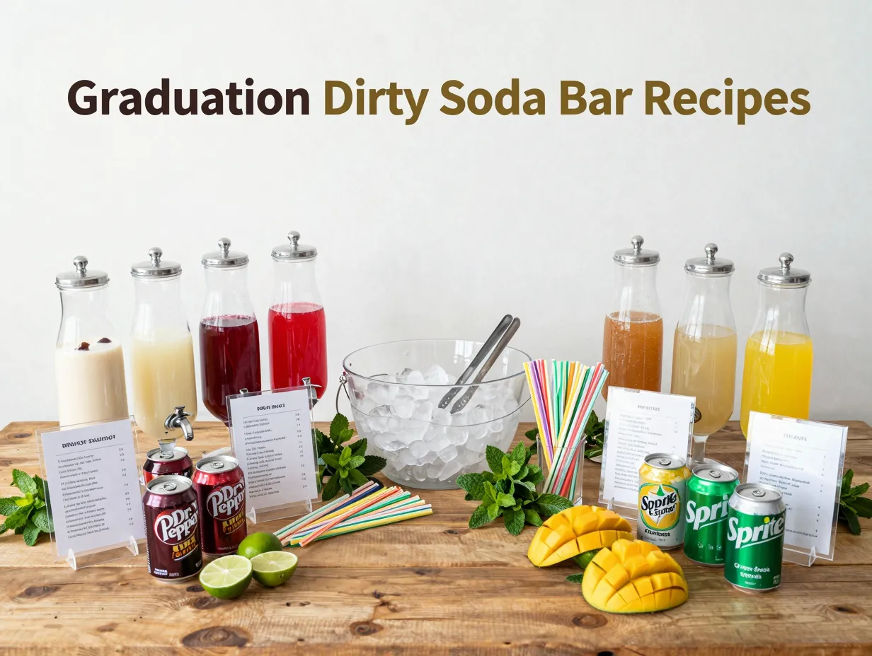 Syrup dispensers ice straws garnishes recipes vibrant cans