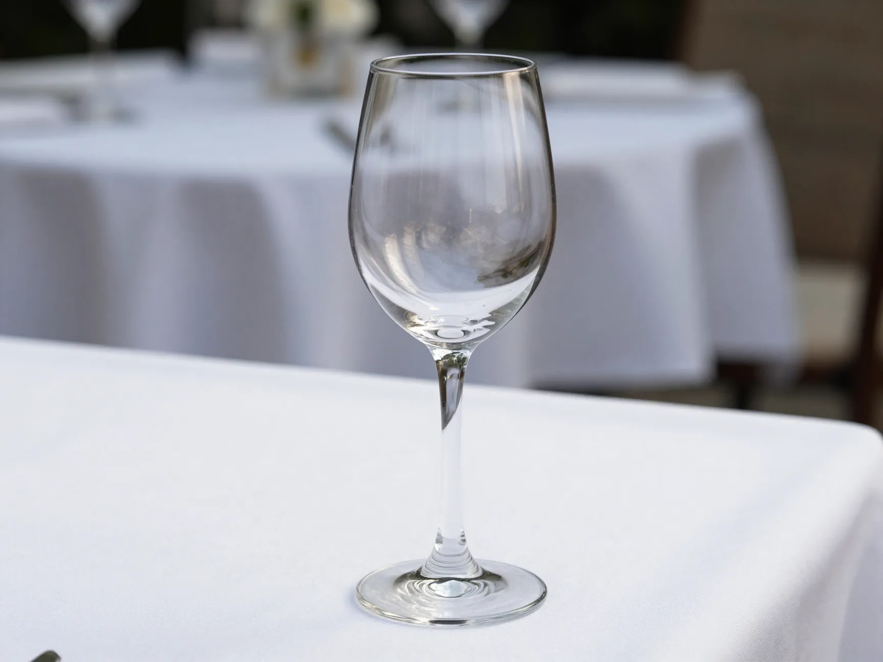 Libbey tritan infinium wine glass formal catered event setting