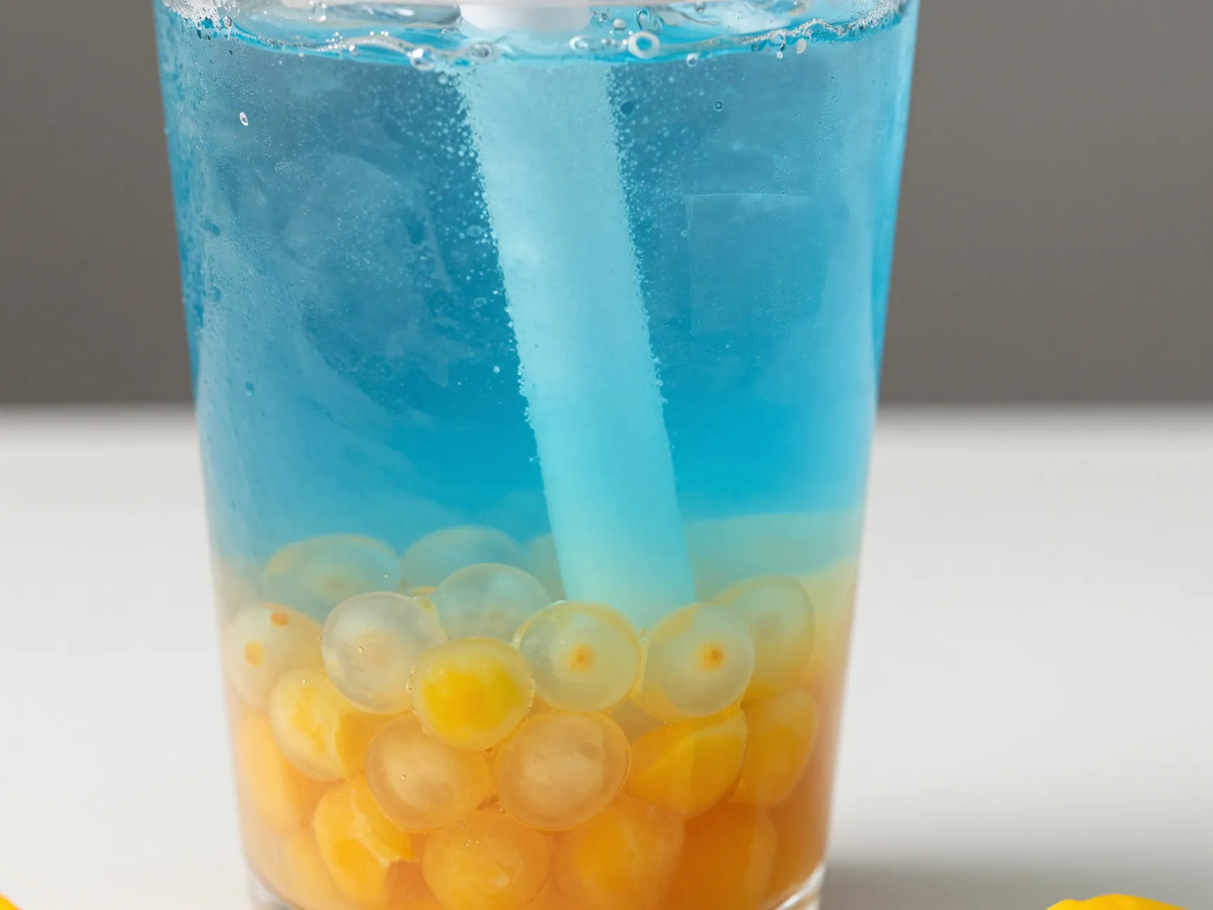 Kool blue mango poppin boba