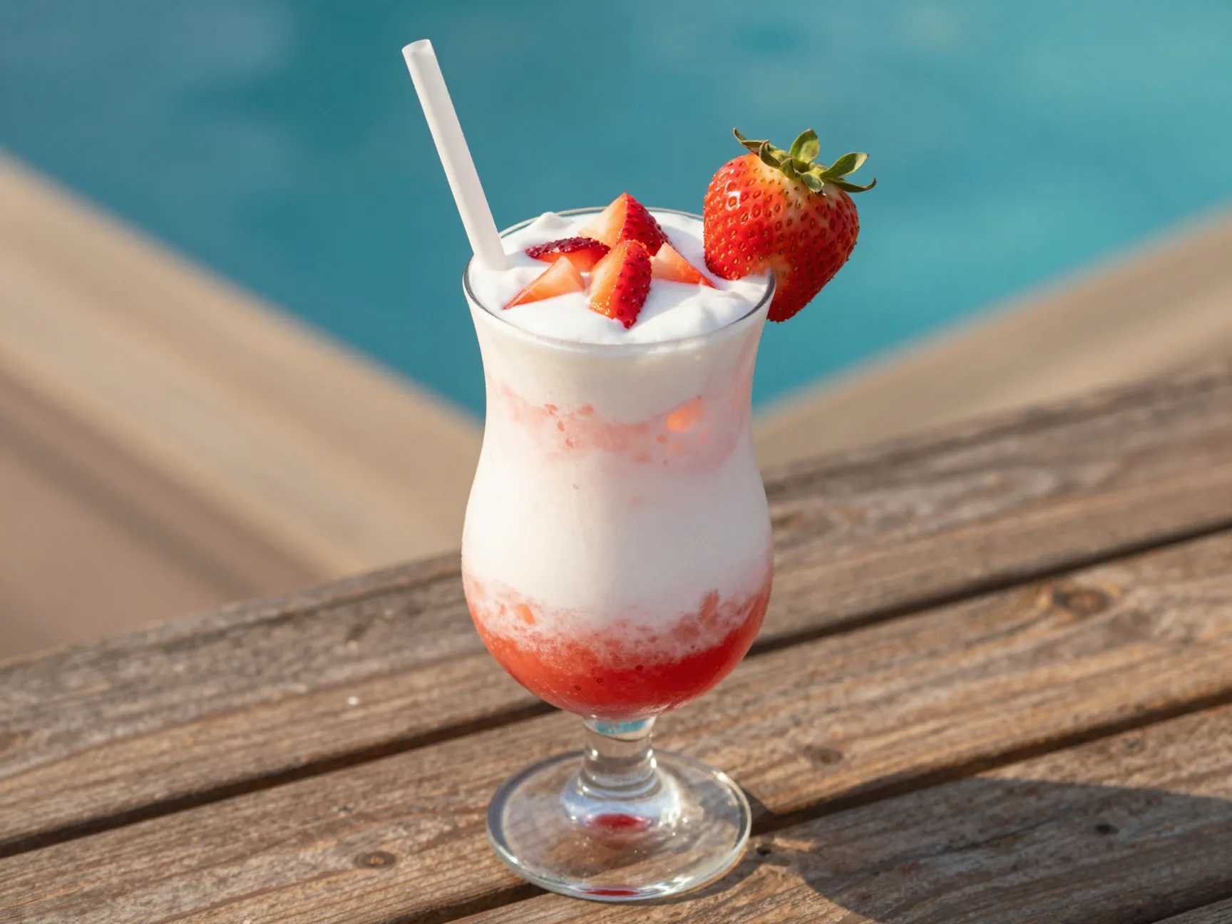 Strawberry colada sweet cream