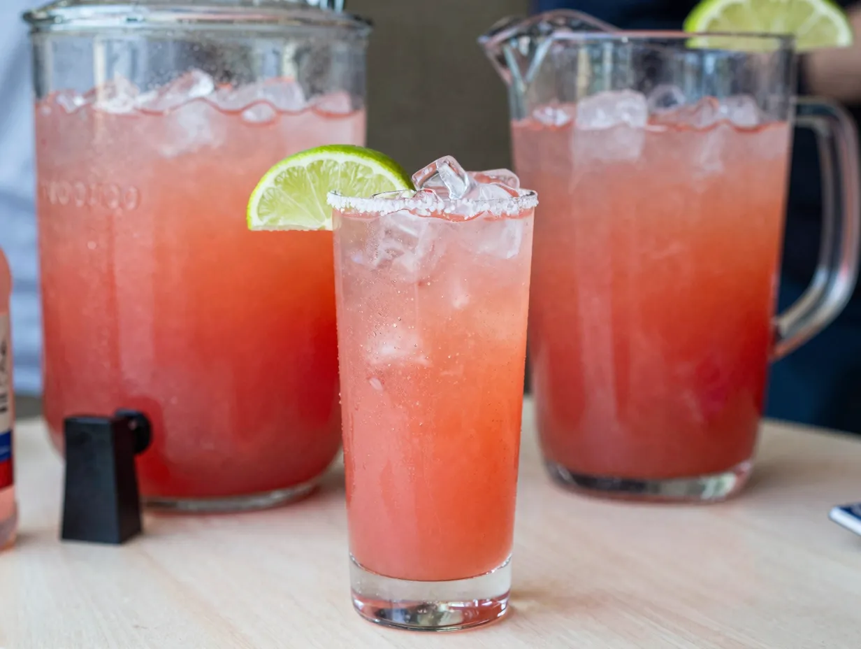 Woo woo vodka peach schnapps cranberry pink
