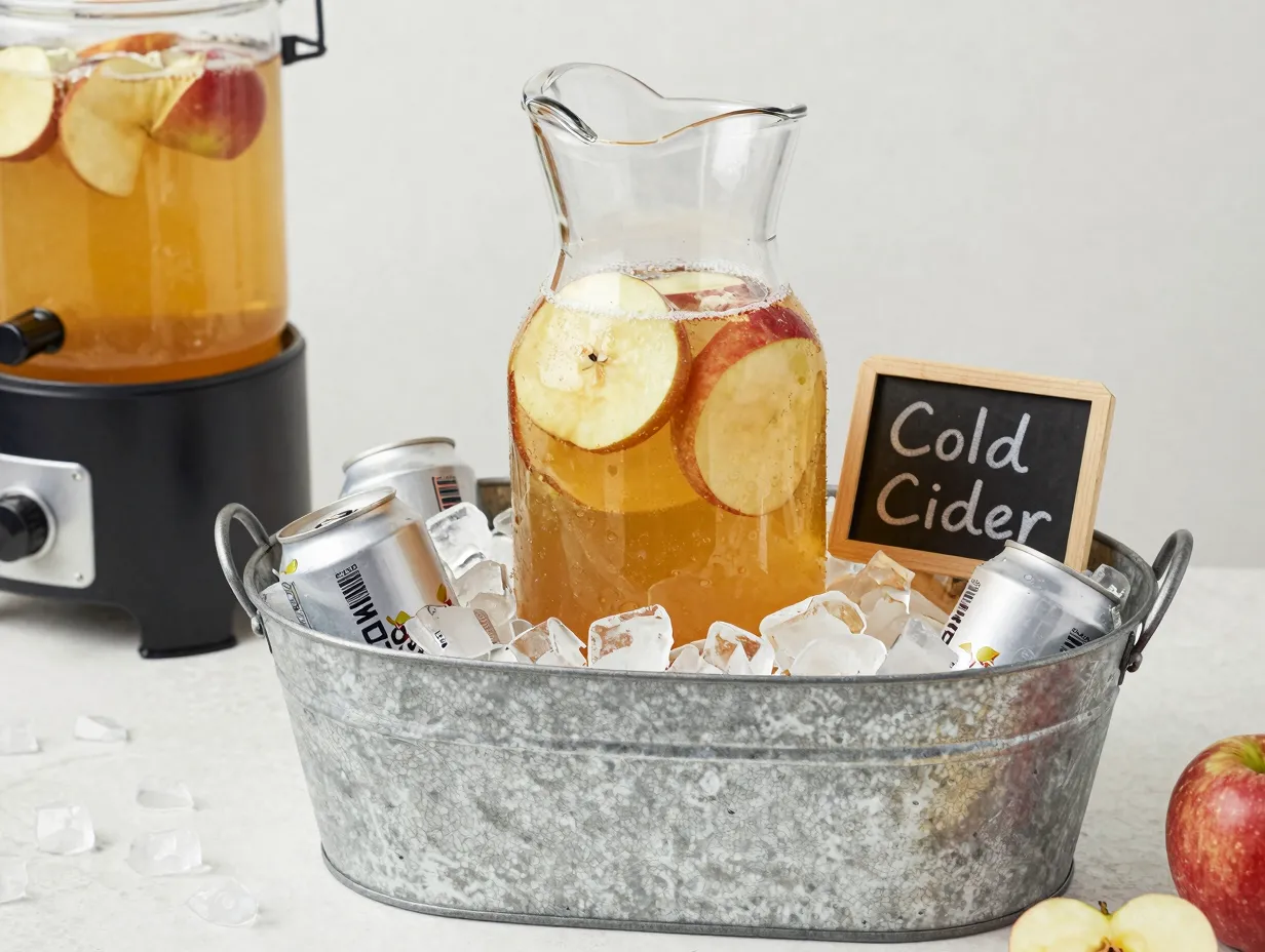 Read more about the article 9 Apple Cider Bar Ideas Fall Party Guests Will Love (Build-Your-Own Station)