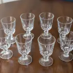 8 Timeless Crystal Wine Glasses Vintage Collectors Absolutely Love
